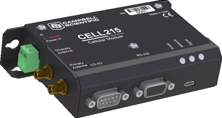 Campbell Scientific - Model CELL215 - 4G LTE CAT1 Cellular Module for EMEA Countries