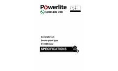 Baudouin - 100 kVA Diesel Generator- Brochure