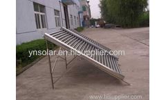 Yinuo - Butterfly Type 50tubes Stainless Steel Vacuum Tube Solar Collector