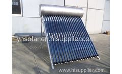 Yinuo - Model SUS304 - Stainless Steel Compact Pressure Heat Pipe Solar Water Heater