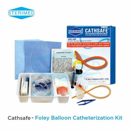 Sterimed - Model Cathsafe - Foley Balloon Catheterization Kit
