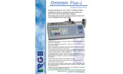 Omicrom - Model Flux-J - Syringe Infusion Pump Datasheet