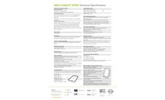 MESI mTABLET - Model SPIRO - Versatile Digital Spirometer Datasheet