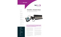 Tantec - Model PlasmaTEC-X - Atmospheric Plasma Treatment System - Brochure