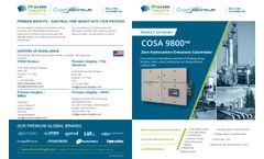COSA - Model 9800 - Calorimeter Datasheet