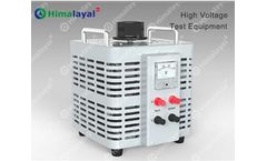 Himalayal - Model TYDZ 5KVA/0.38KV/0-0.42KV - Contact Type Voltage Regulator