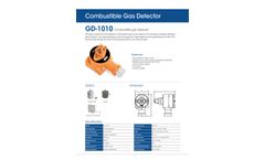 WISE - Model GD-1010 - Combustible Gas Detector Datasheet