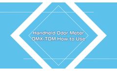 Handheld Odor Meter OMX-TDM - Video