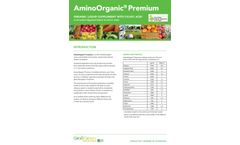 GrowGreen - Model AminoOrganic Premium - Organic Amino Acid Fertiliser Brochure