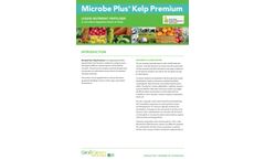 GrowGreen - Model Microbe Plus Kelp Premium - Organic Fertiliser Brochure