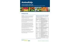 GrowGreen - Model Amino Kelp - Liquid Fertiliser Brochure