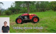 Wheel Radio Controlled Grass Cutter (SSW800-150) China manufacturer factory - Video