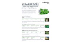 Jenbacher Type 2 Gas Engine Datasheet