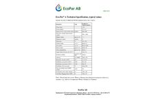 EcoPar - Model A - Cleaner Fuel for all Diesel Engines Specifications Sheet