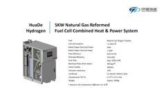 5kW Natural-gas-reformed Hydrogen Fuel Cell Combined Heat & Power System (H2ES-5) - Video