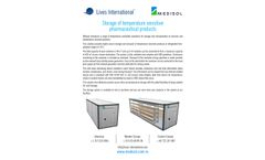  	Lives - Low Temperature Storage Containers for Pharmaceutical Products - Brochure