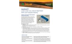 247Solar - Model HeatStorE - Solar Battery Solution - Brochure