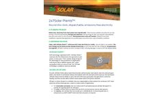 247Solar Plant - Third-generation Concentrated Solar Power (CSP) Unit - Brochure