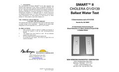SMART II - Cholera Test for Ballast Water Datasheet