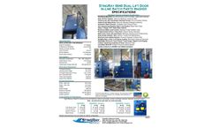 StingRay - Model SR 6048 - Dual Door Inline Parts Washers - Brochure