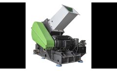 Plastic Recycling Crusher Machine For Extrusion Lump Barrel Drum Pipe Waste Management - Video