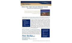 Fiber SenSys - Model FD322 - Fiber-Optic Intrusion Detection System Brochure
