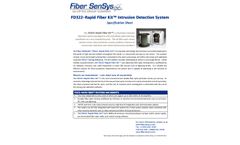 Fiber SenSys - Model FD322-Rapid Fiber - Intrusion Detection System Datasheet