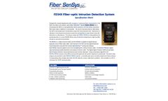 Fiber Defender - Model FD341/FD342 - Fiber-optic Intrusion Detection System Datasheet