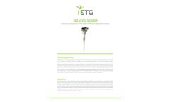 ETG - Model RLS - Radar Hydrometric Level Sensor - Brochure