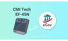 CMI Tech EF 45N Iris Scanner Used with M2SYS eGov Solution For Birth Registration and More - Video