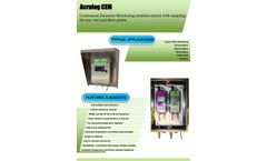 Acrulog - Model Acrulog CEM - Continuous Emissions Monitoring Modular System - Brochure