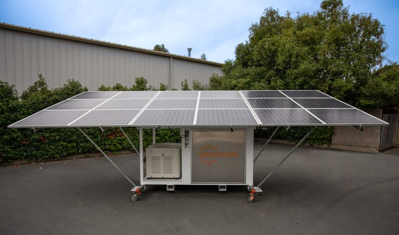 Model MiniBox - Pre-Engineered Solar Power Station