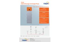TSUN - Model 3.0/3.6/4.0/4.6/5.0/6.0 - All-in-one Hybrid Storage Unit Datasheet