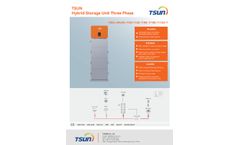 TSUN - Model 4.0/5.0/6.0/8.0/10.0/12.0 - All-in-one Hybrid Storage Unit Datasheet