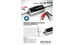 CTEK - Model MXS 7.0 - Fully Automatic 8-step Charger - Brochure