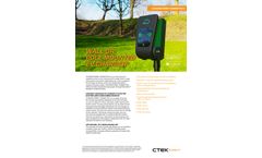CTEK CHARGESTORM - Model CONNECTED 2 - Wall or Pole Mounted EV Charger - Brochure