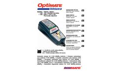 Optimate Charger 0.8A/14.4V - Manual