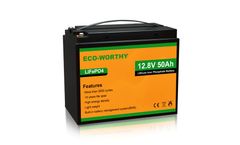 LiFePO4 - 12V 50Ah Lithium Iron Phosphate Battery