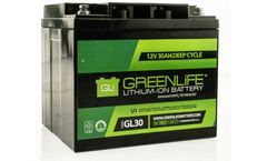GreenLiFE - Model GL30 - 12V 30AH Lithium-Ion Battery