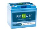RELiON - Model RB52-LT - 12V 52Ah Lithium Deep Cycle Battery