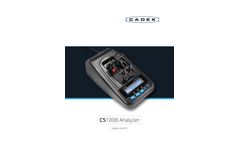 Cadex - Model C5100B - Cellphone Battery Analyzer - Brochure