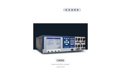 Cadex - Model C8000 - Battery Testing System - Brochure