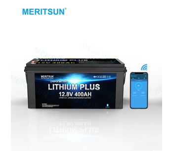 Model LFP400-12 - Meritsun LiFePo4 Battery 12.8v 400Ah Lithium ion Battery With Bluetooth BMS For Marine/RV/Solar system/Golf car