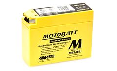 Motobatt Quadflex - Model MBT4BB - AGM (Absorbed Glass Mat) Battery