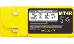 Motobatt Quadflex - Model MT4R - AGM (Absorbed Glass Mat) Battery