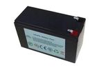 Lithium Battery Company - Model LBC75 - 12V 7.5AH Lithium-Ion Battery