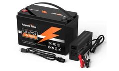 Ampere Time - Model 12V 100Ah LiFePO4 - Dedicated Lithium Battery and Charger