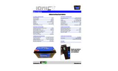 LithiumHub - Model IC-12V100-EP4S - 12 Volt 100Ah Lithium Deep Cycle Battery - Brochure