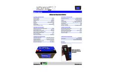 LithiumHub - Model IC-12V125-EP4S - 12 Volt 125Ah Lithium Deep Cycle Battery w/ Heater - Brochure