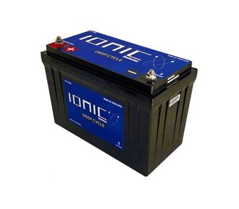 LithiumHub - Model IC-12V125-EP4S - 12 Volt 125Ah Lithium Deep Cycle Battery w/ Heater